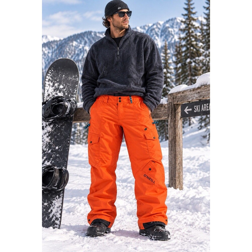 O’NEILL Orange Snowboard Ski Snowboard Pants 8000mm. 8000grs. Size Small * Flaw
